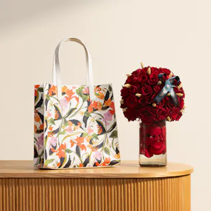 Ted Baker Floweia Floral Printed Large Tote Bag | Bio Beauty Flowers