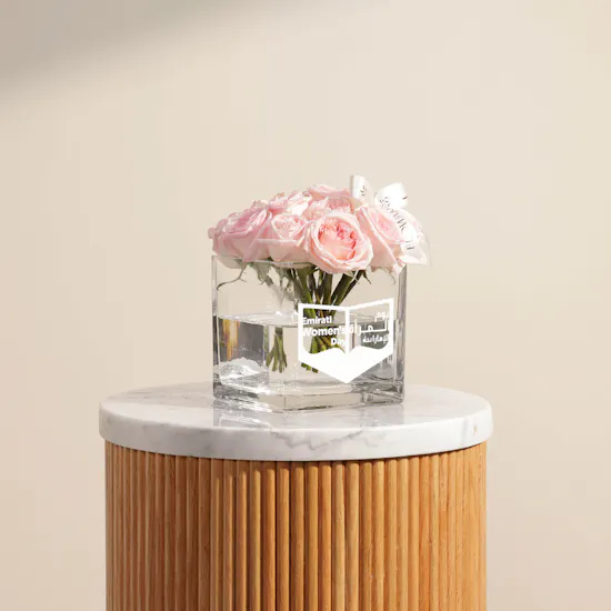 Emirati Women's Day Flowers Vase