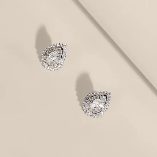 Hilia Teardrop Silver Women’s Earrings
