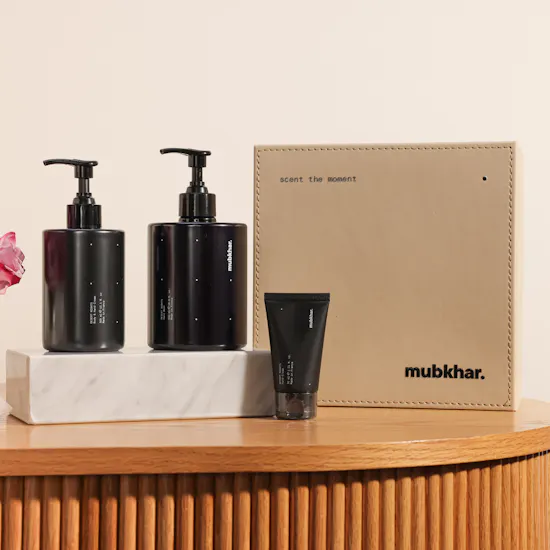 Mubkhar Velvet Touch Gift Set | Cute Purple Roses Vase