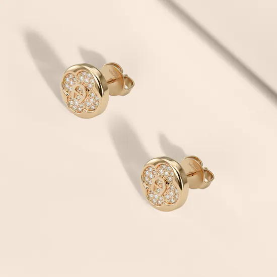 Aigner Aria Rose Gold Women's Earrings