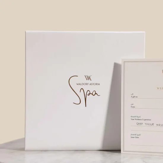 Waldorf Astoria Spa Deep Tissue Massage Gift Voucher