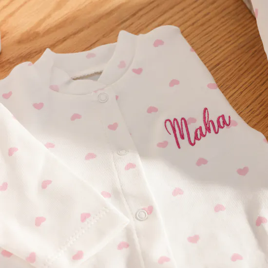 BelovedOne Personalized Sweet Baby Pink Set
