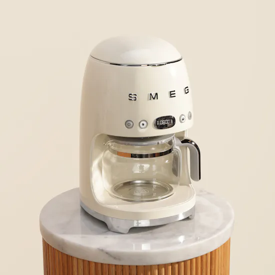 Smeg 50's Style Drip Filter Cream Coffee Machine