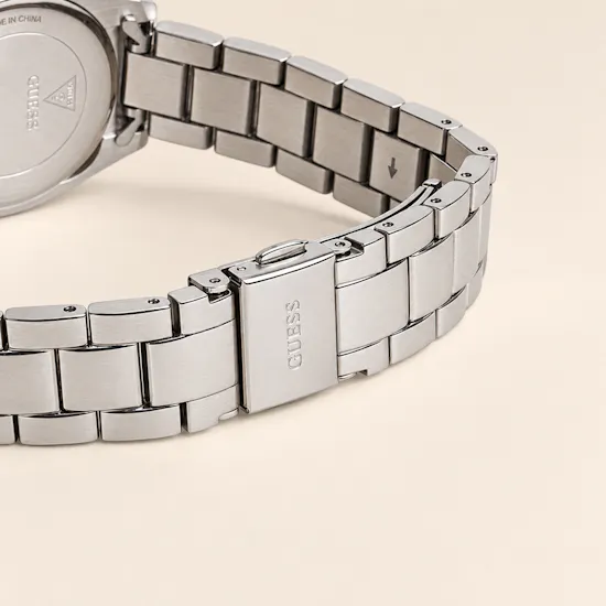 Guess Mini Luna Silver Stainless Steel Women's Watch