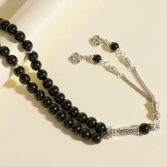 Floward Black Rosary