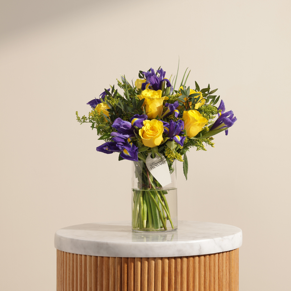 مزهرية زهور فرحة الربيع