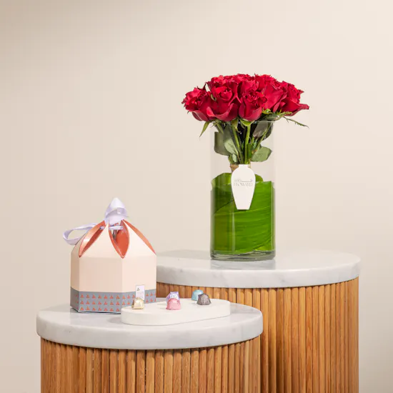 Shan Shal Chocolate Box | Red Roses