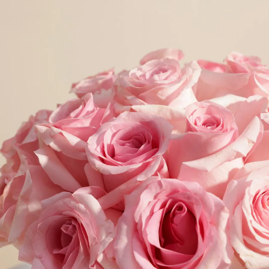 Gorgeous Pink Rose Vase | 25 Flowers 5