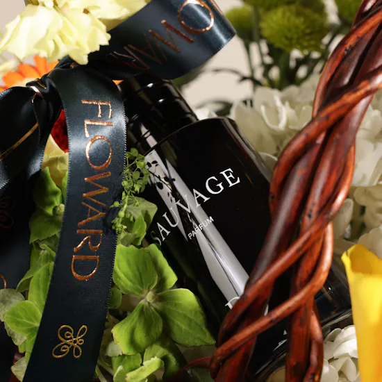 Dior Sauvage Parfum for Men | Sunshine of Life Flower Basket