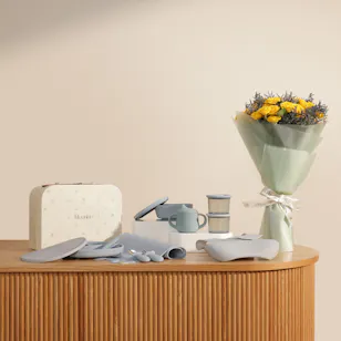  Moonkie Elegant Baby Gift Set | Sweet Beginnings Flower