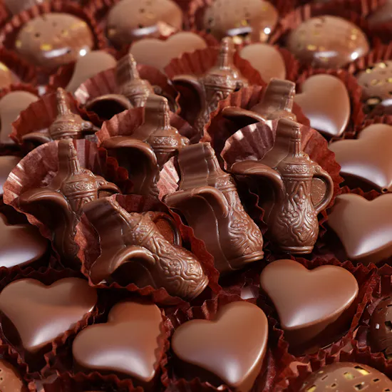 Floward Small Round Assorted Chocolate Tray