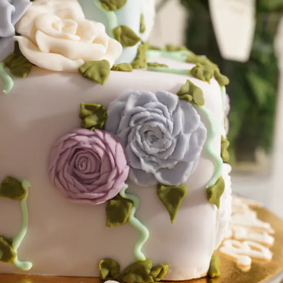 Floward Floral Layers Birthday Cake | Whisper Flowers Vase
