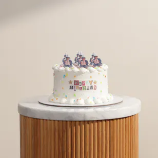 Mister Baker Personalized Happy Birthday Photo Cake Mister Baker Personalized Happy Birthday Photo Cake