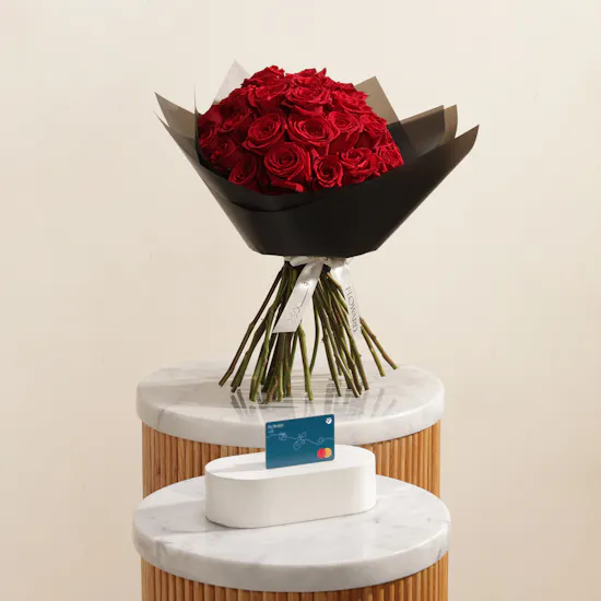 Floward 50 BHD Card | Royal Roses Bouquet