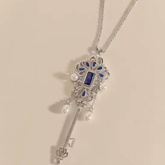 Floward Royal Key Silver Necklace