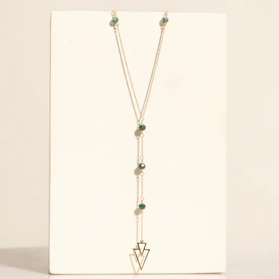Siran by Iram Geometric Gold Chain Necklace