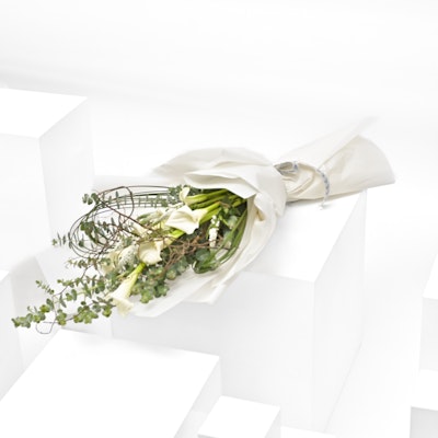 Delicate White Bouquet by Nojoud Alrumaihi