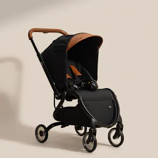 Hedeya Mima Zigi Black and Camel Stroller
