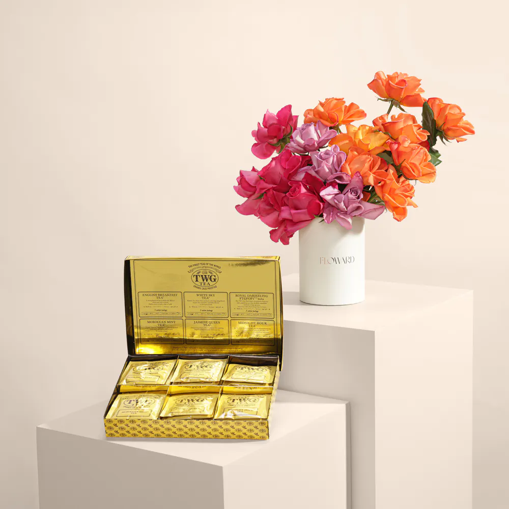 Buy and send TWG Tea Around the Globe Tea Selection Box | Joyful