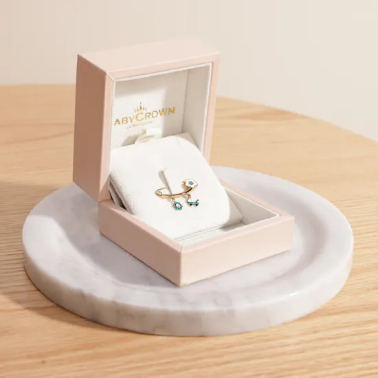 Baby Crown Gold Blue Pen | Delight Bouquet
