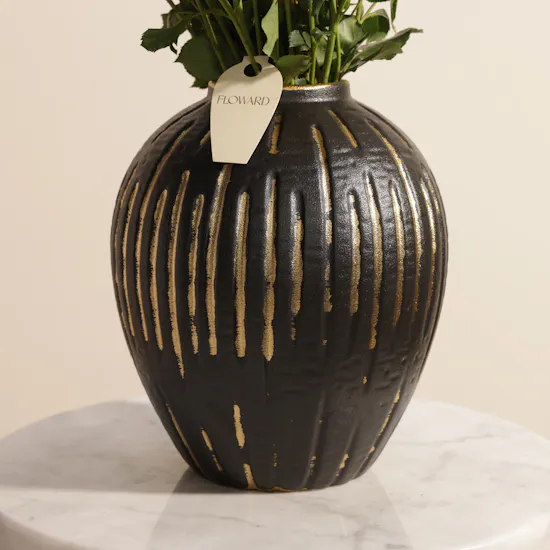 Artfeena Besht Crystal Clock | Made to Remember Flower Vase