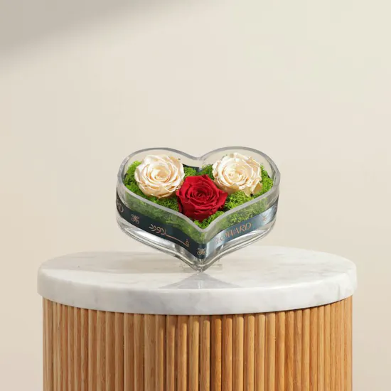 Timeless Love Preserved Rose Vase