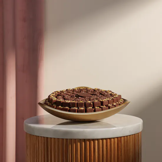 Soucolat Golden Triangle Chocolate Tray