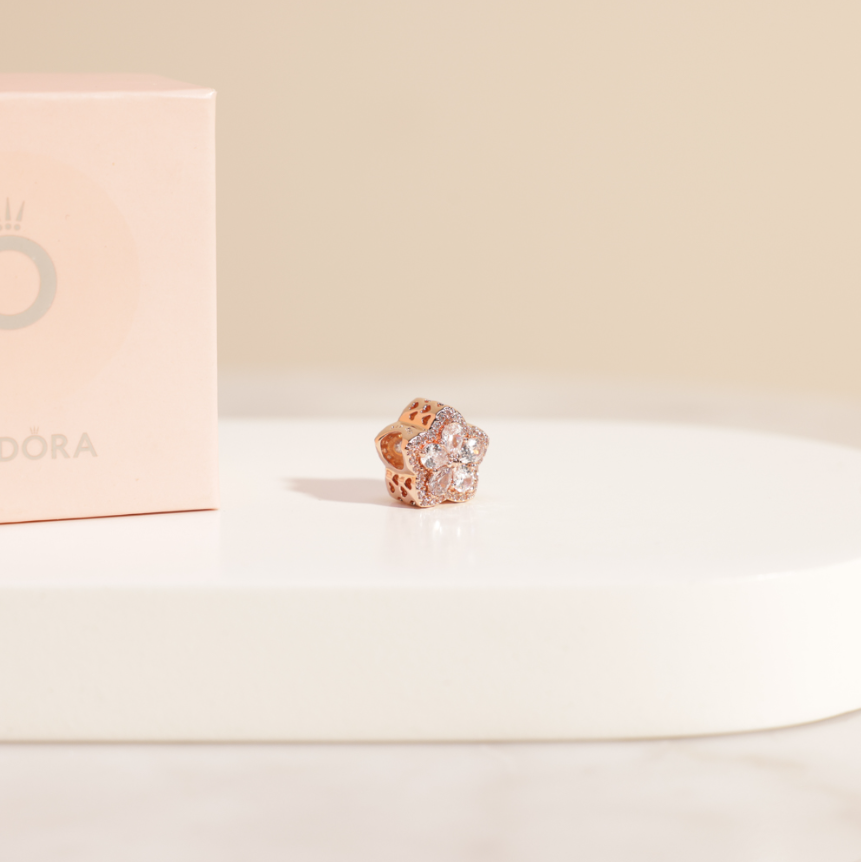  دلاية شكل رقائق الثلج من باندورا 