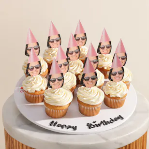 NQ's Bakery Personalized with Photo Cupcakes