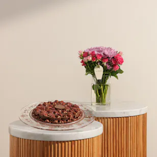 Soucolat Turtle Jaipur Round Tray | Unique Flowers