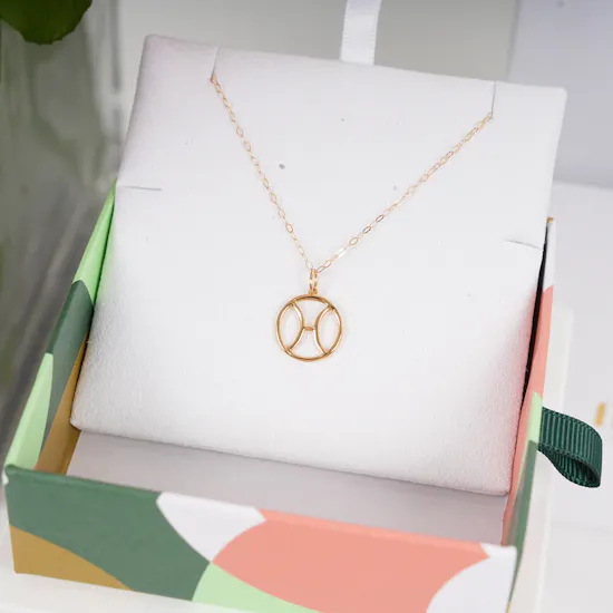 Miss L by L'azurde Pisces Necklace | Colorful Flowers