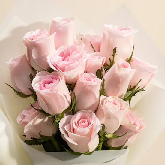 Emma Pink Lemonade Scarf | Delicate Flower Bouquet