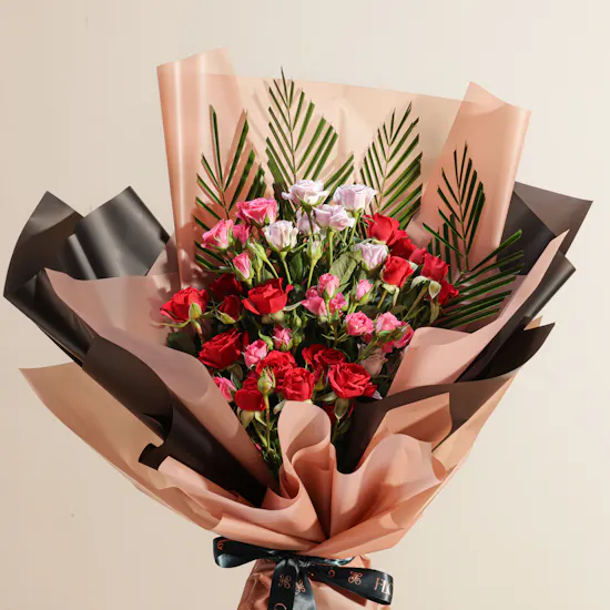 Joyful Baby Roses Bouquet