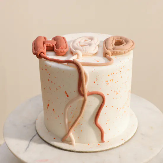 Madeleine Letters Birthday Cake