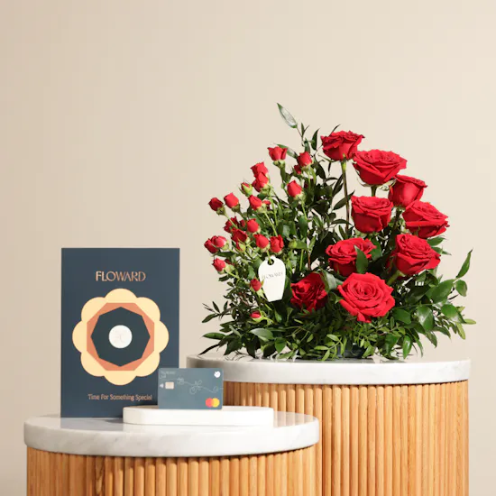 Floward Card 50 BHD | Petal Grace Flowers