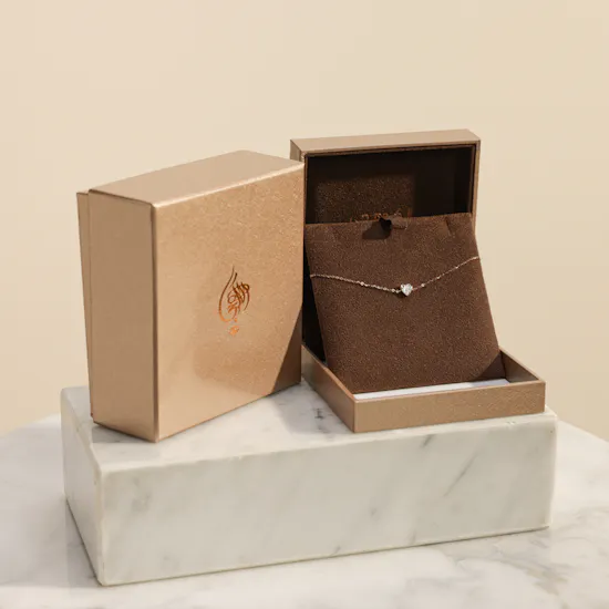 Kooheji Jewellery Heart Diamond Baby Bracelet