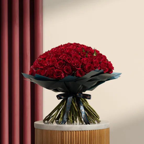 Letters of Love Flower Bouquet | 150 Flowers
