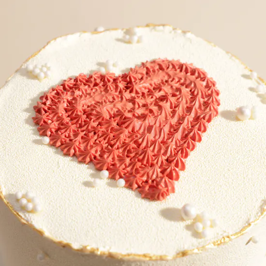 Floward Red Heart Chocolate Cake