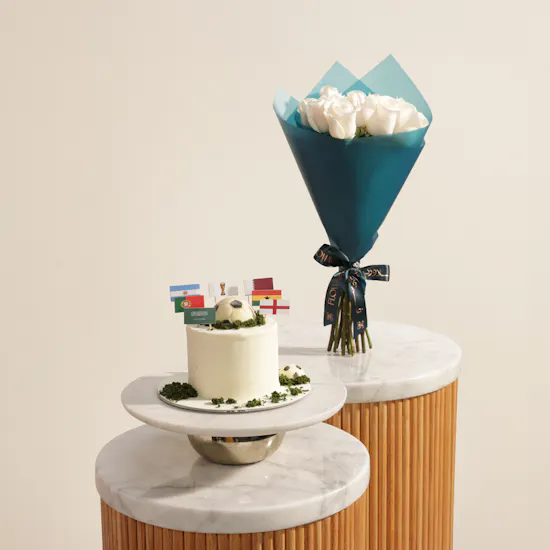 Sweet Atelier 2026 World Cup Cake | Festive Flowers