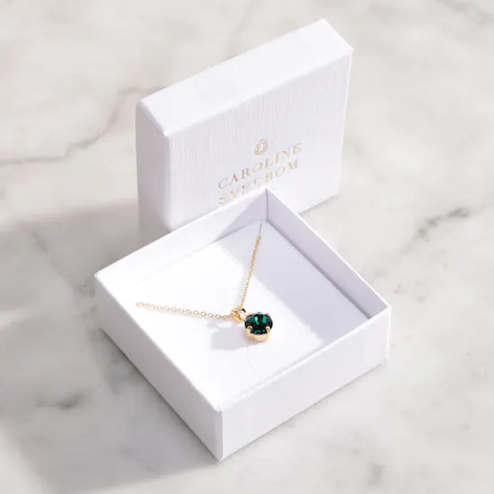 Caroline Svedbom May Green Birthstone Necklace