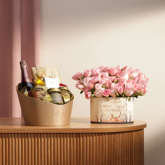 Bateel Mira Gift Hamper | Royal Fusion Flower