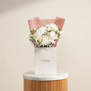Pure White Radiance Bouquet
