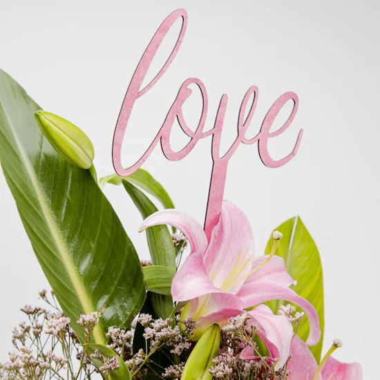Love Flowers Vase