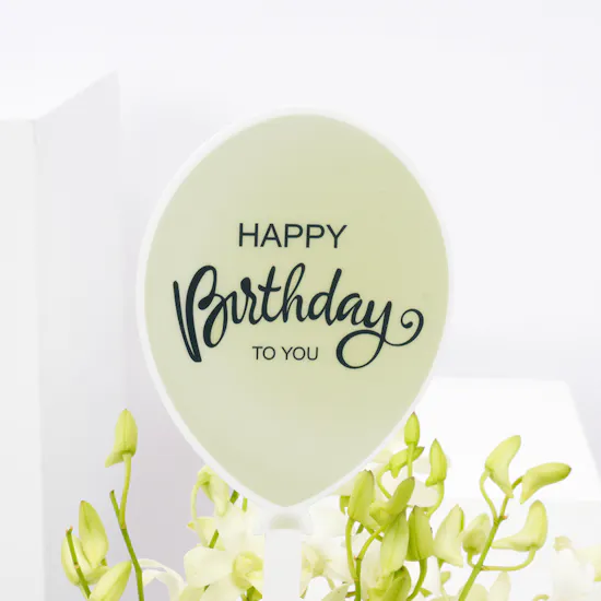 Birthday Delicate Beauty | Glass Vase