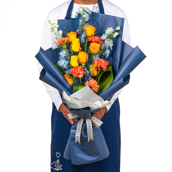 Radiant Success | Blue Wrap