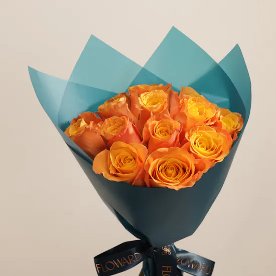 Venchi Murrine Maxi Assorted Chocolates Orange Tin Box | Golden Bloom Moment Flowers
