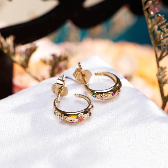 Miss L' By L'azurde Earrings | Birthday Flowers