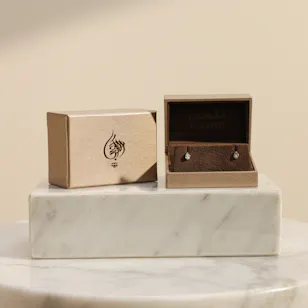 Kooheji Jewellery Drop Shape Diamond Baby Earrings