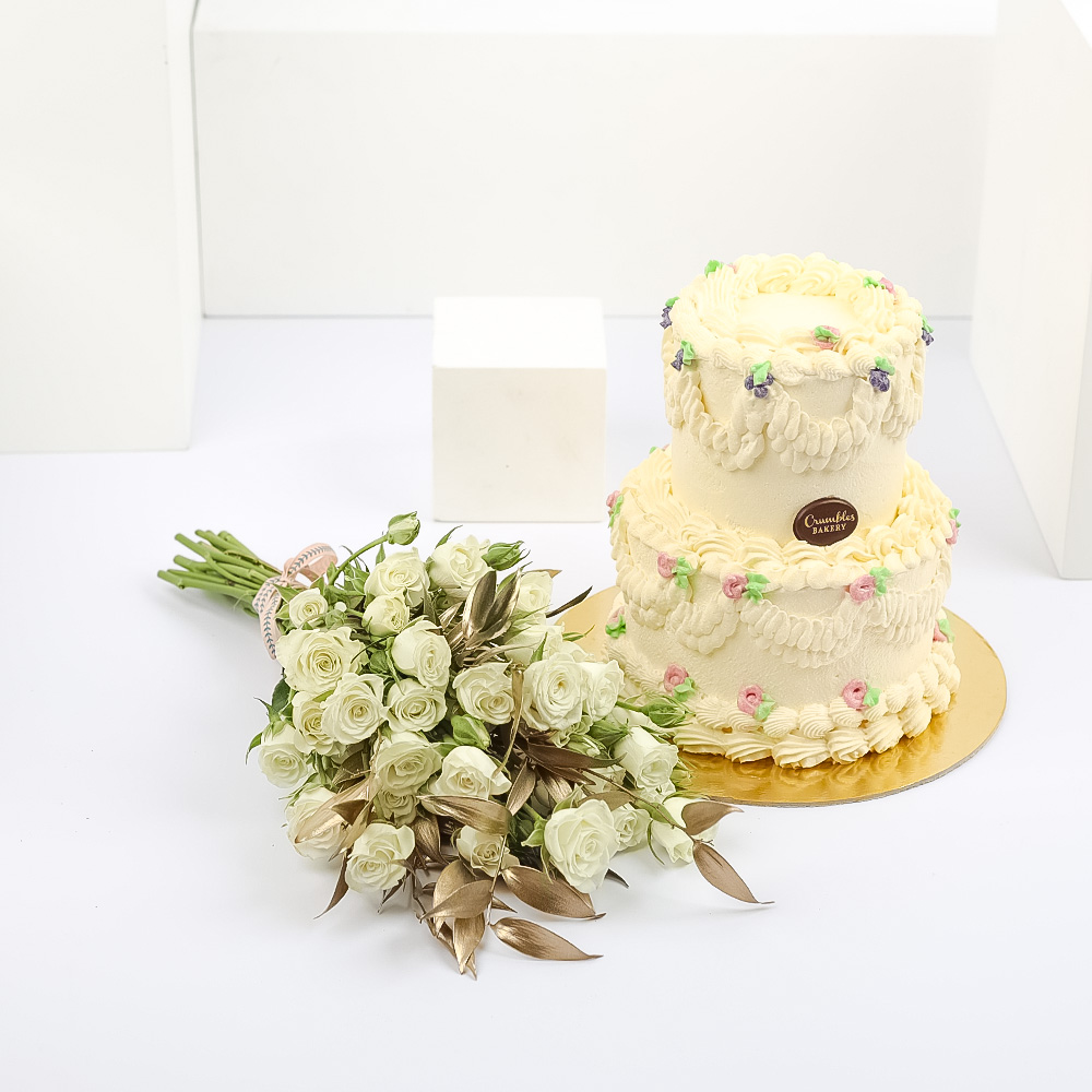  Lovely Vanilla Crispy Cake | Delicate Floral